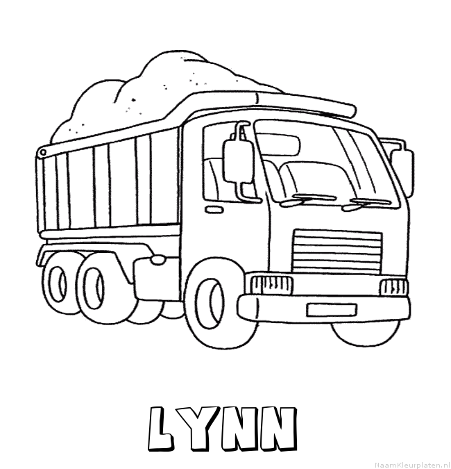 Lynn vrachtwagen kleurplaat