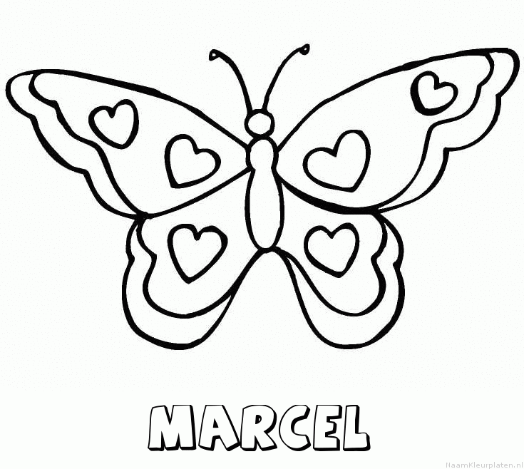 Marcel vlinder hartjes