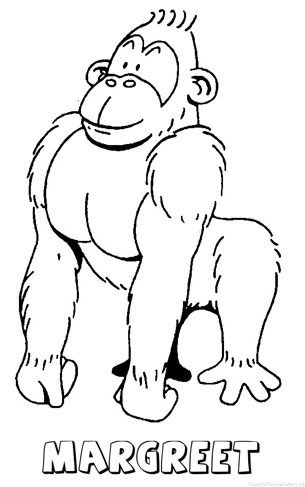 Margreet aap gorilla