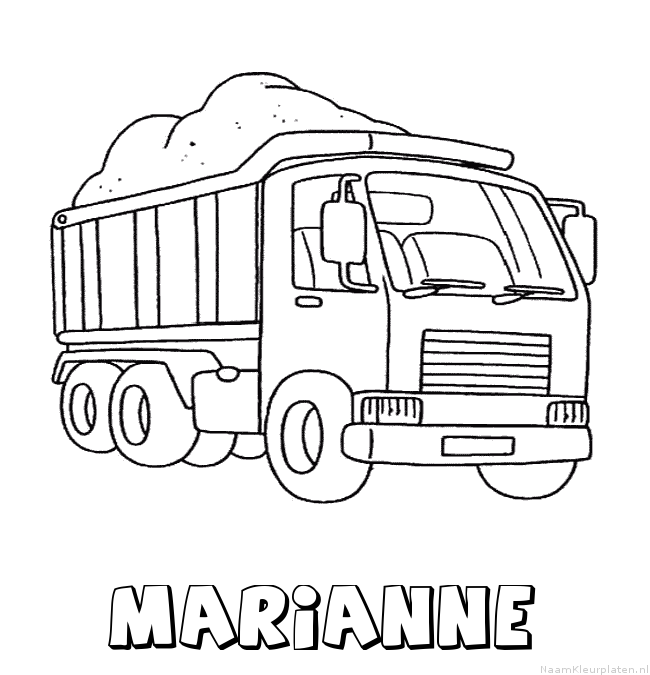 Marianne vrachtwagen