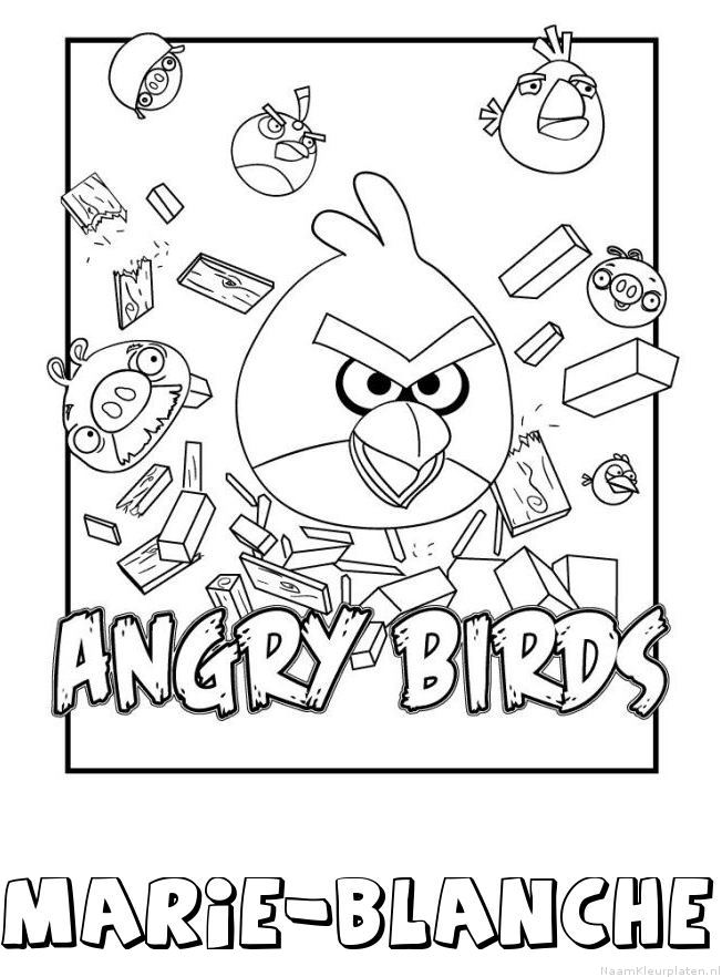Marie blanche angry birds