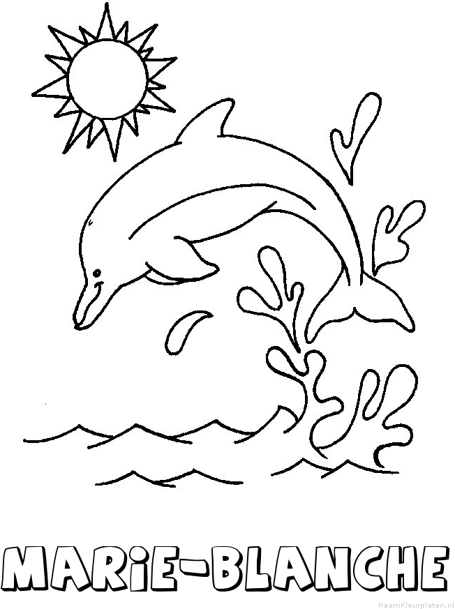 Marie blanche dolfijn