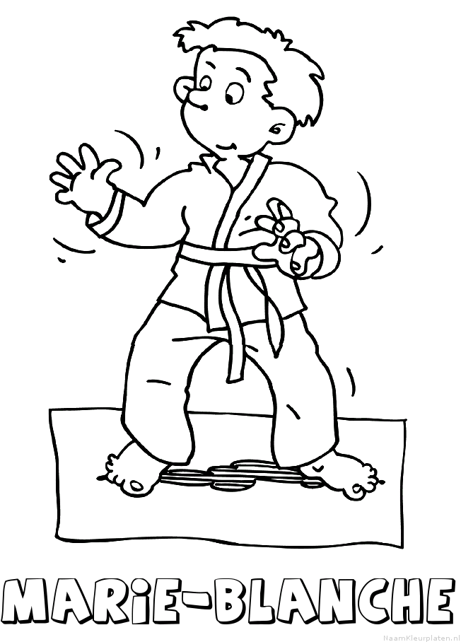 Marie blanche judo