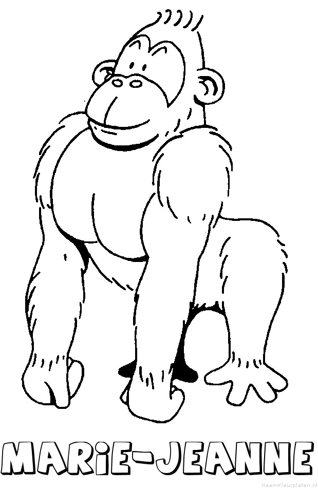 Marie jeanne aap gorilla