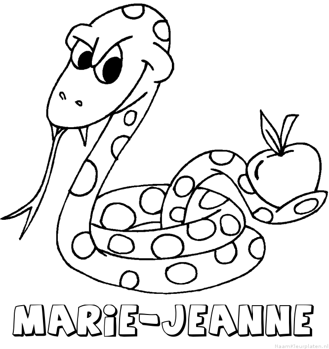 Marie jeanne slang kleurplaat