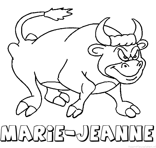 Marie jeanne stier kleurplaat