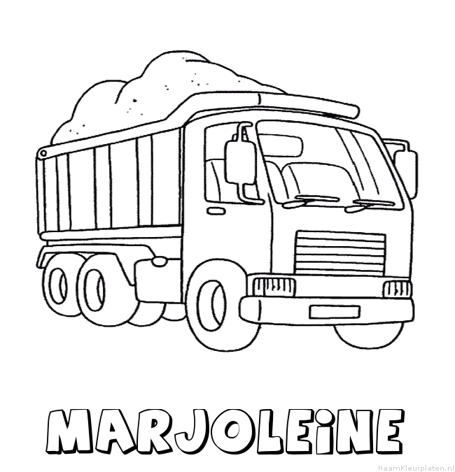 Marjoleine vrachtwagen