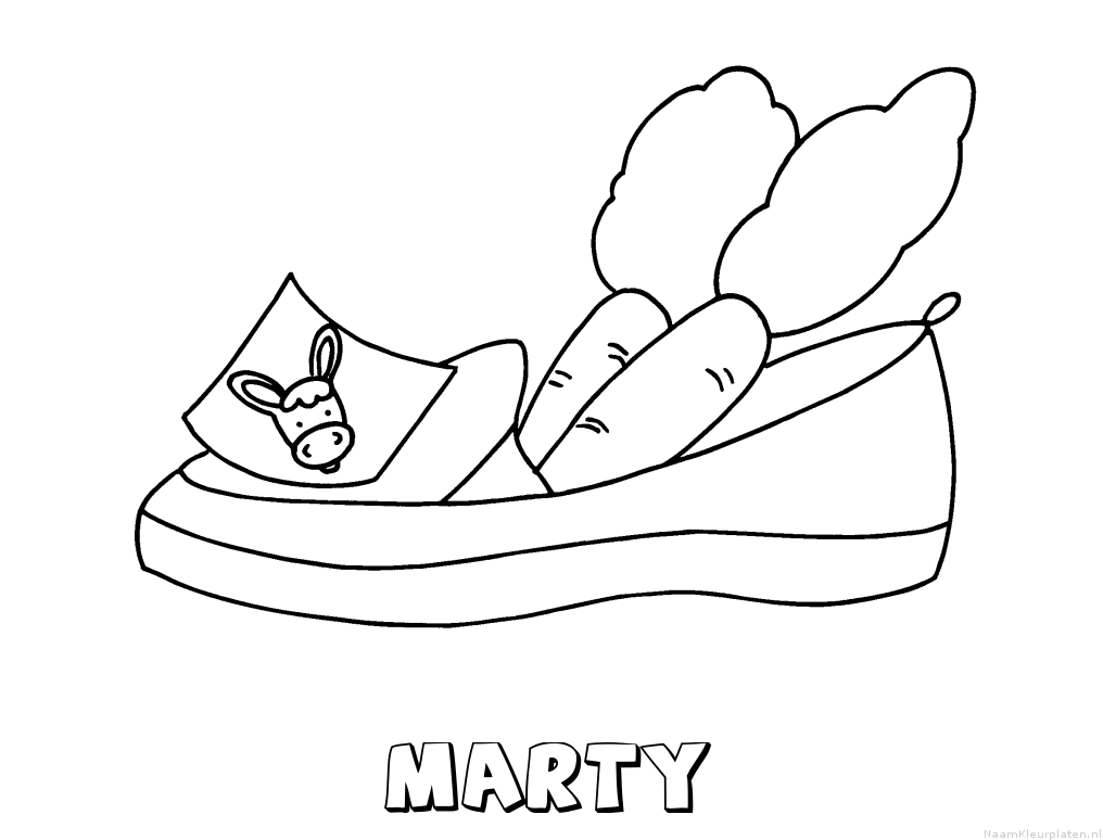 Marty schoen zetten