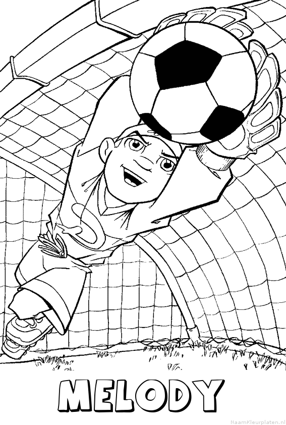 Melody voetbal keeper