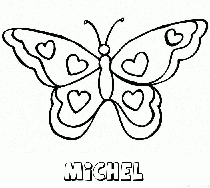 Michel vlinder hartjes