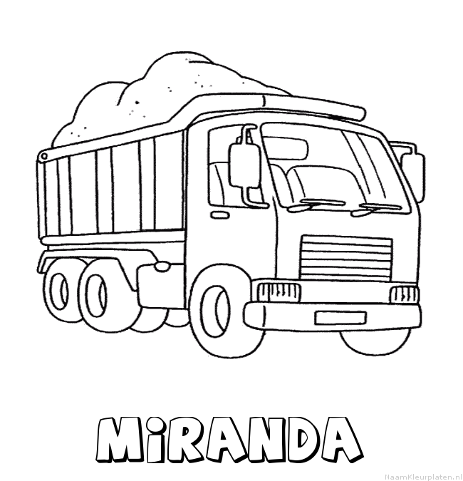 Miranda vrachtwagen