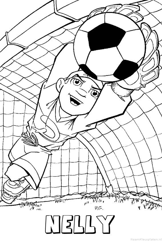 Nelly voetbal keeper