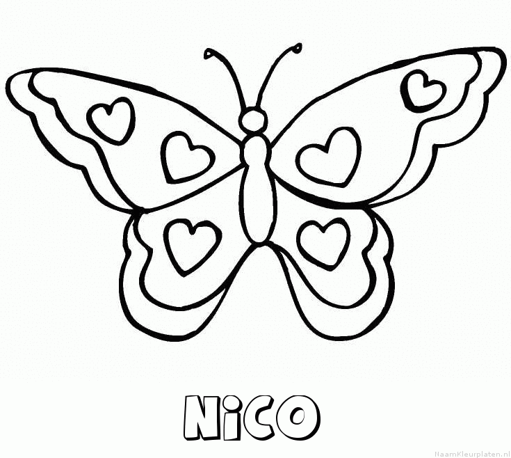 Nico vlinder hartjes