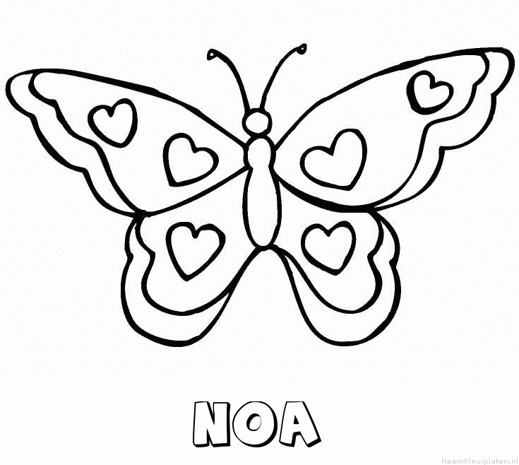 Noa vlinder hartjes