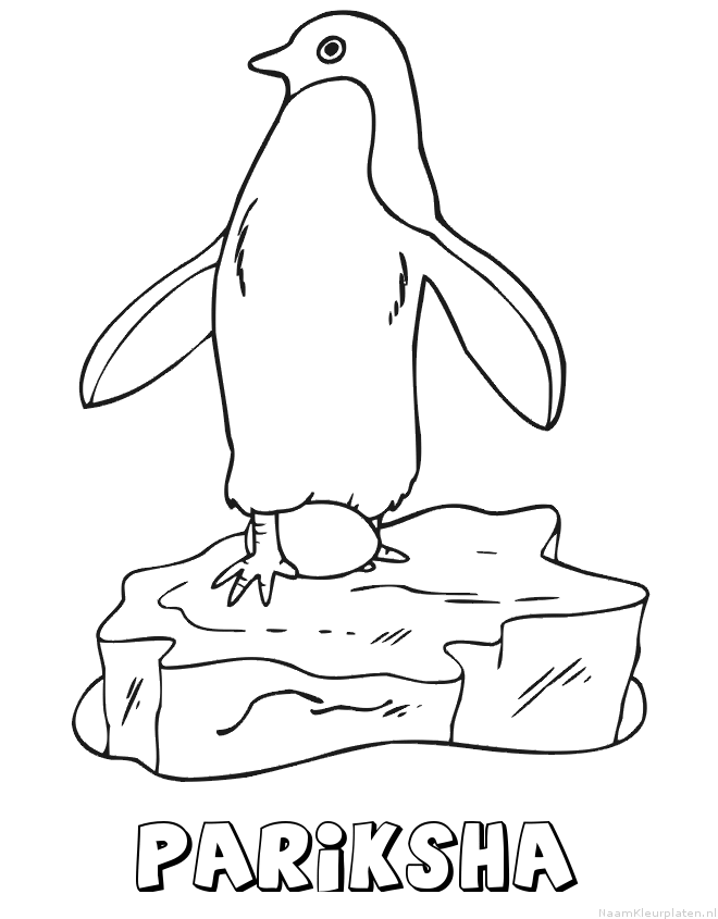 Pariksha pinguin kleurplaat