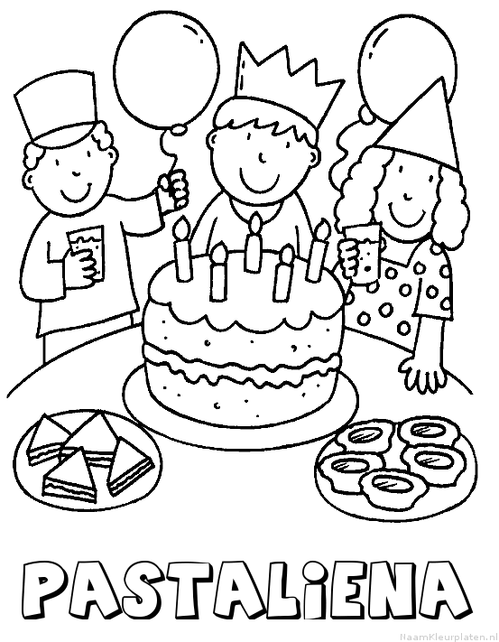Pastaliena verjaardagstaart