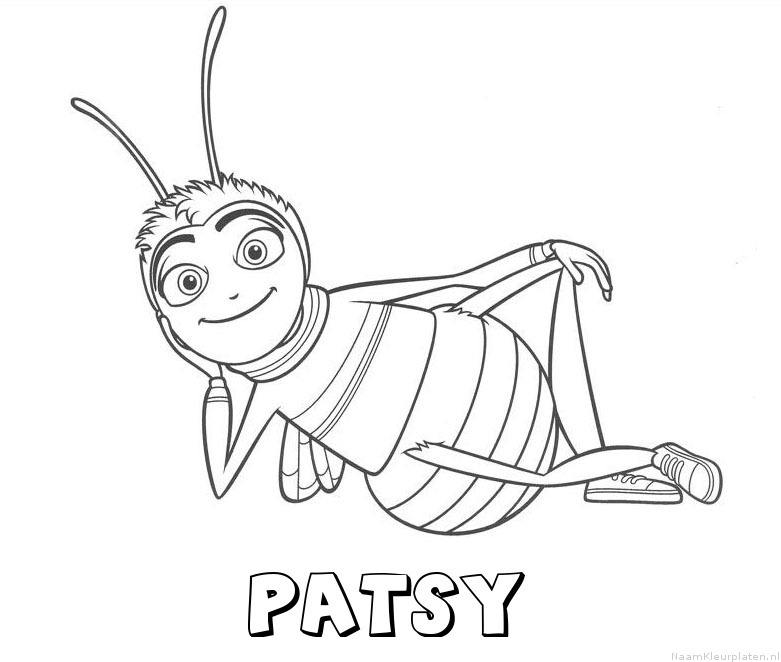Patsy bee movie kleurplaat