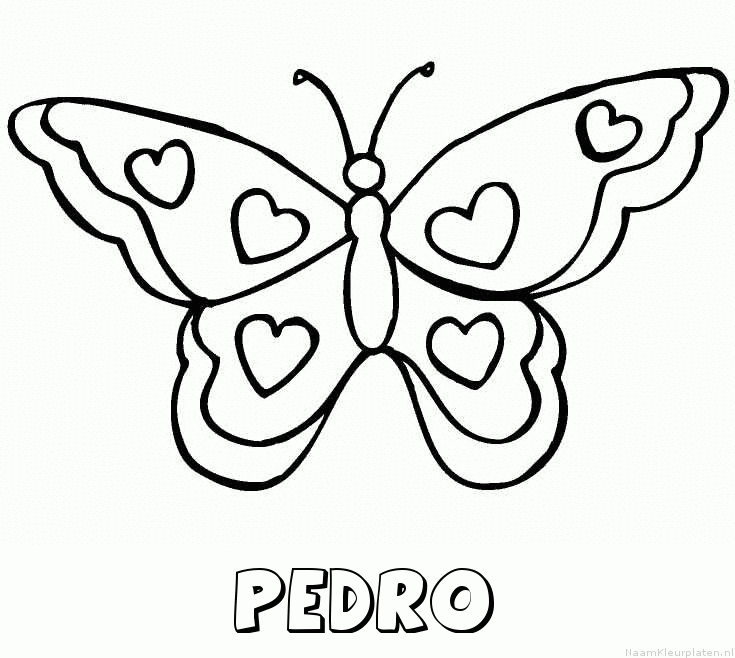 Pedro vlinder hartjes