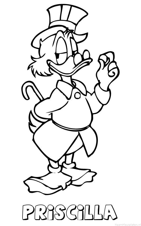 Priscilla dagobert duck