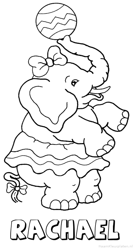 Rachael olifant kleurplaat