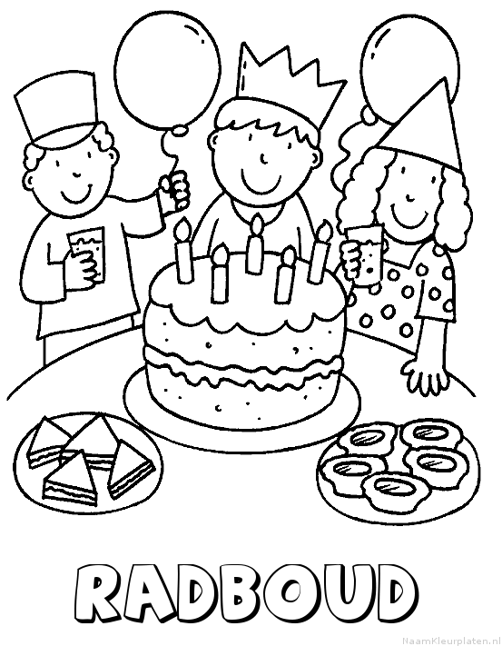 Radboud verjaardagstaart