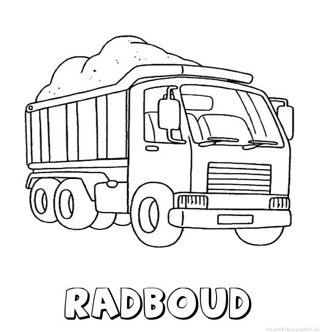 Radboud vrachtwagen