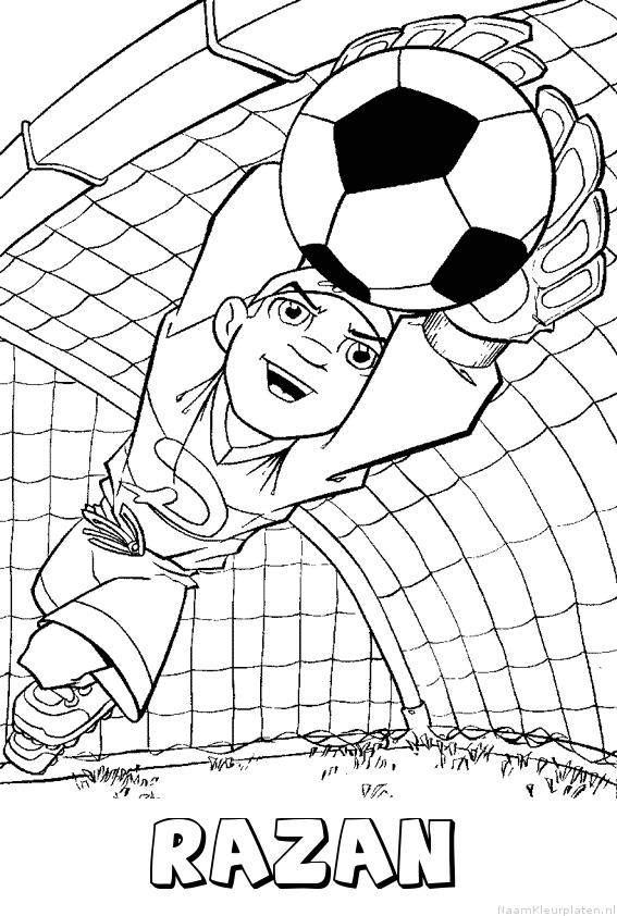 Razan voetbal keeper