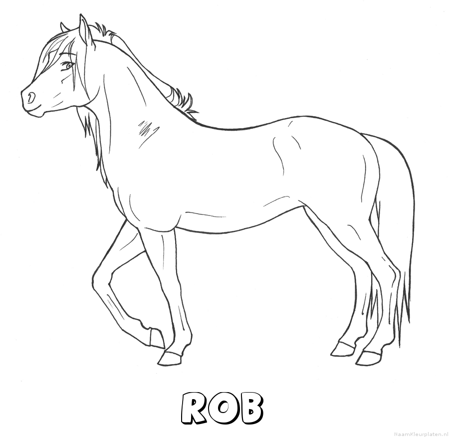Rob paard