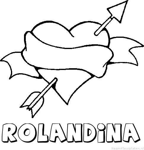 Rolandina liefde kleurplaat