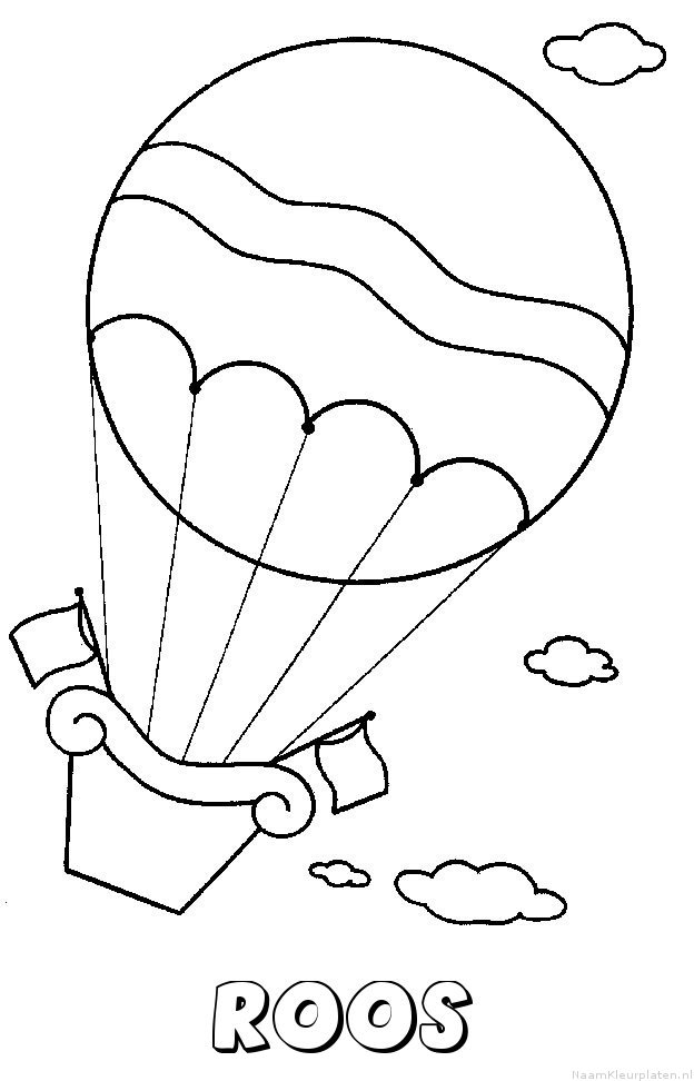 Roos luchtballon
