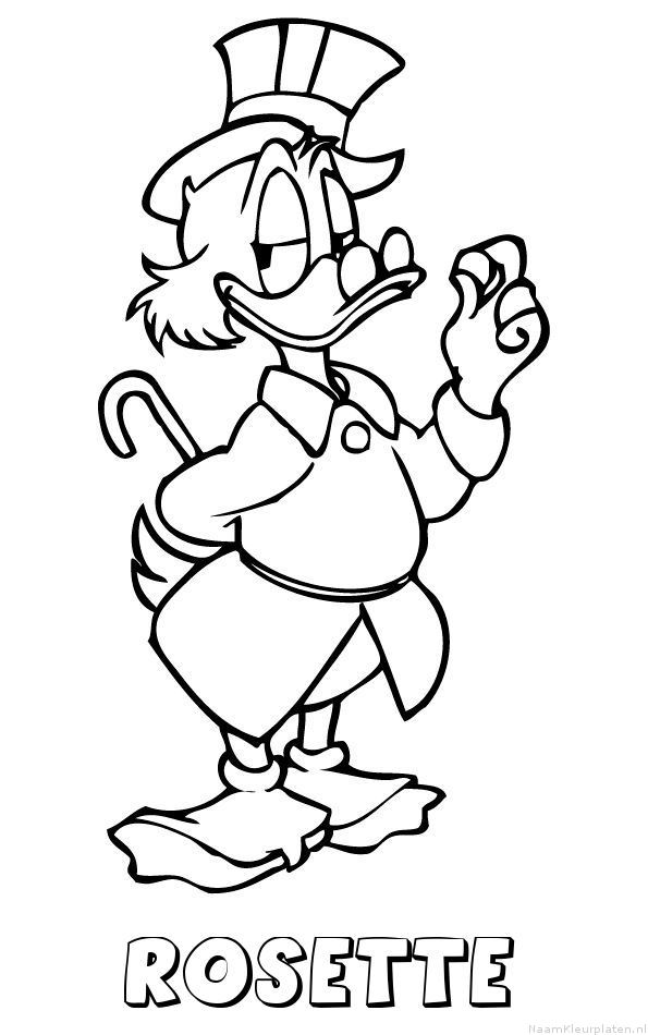 Rosette dagobert duck