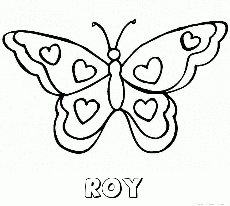 Roy vlinder hartjes