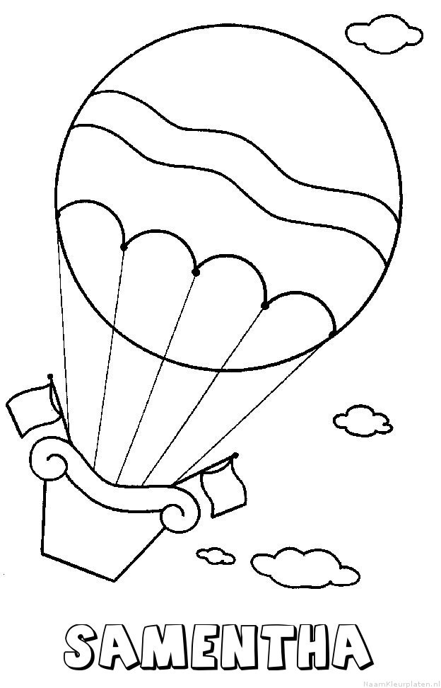Samentha luchtballon