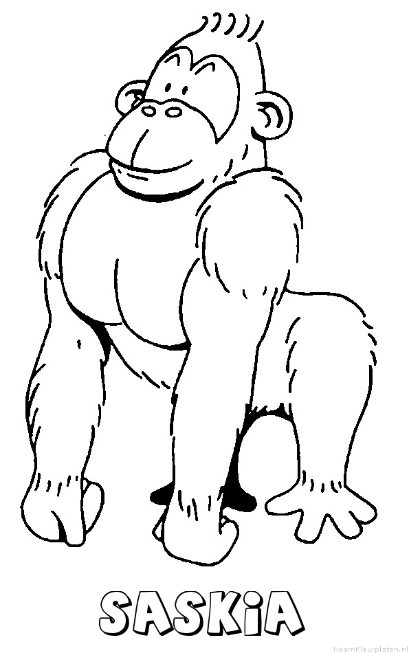 Saskia aap gorilla