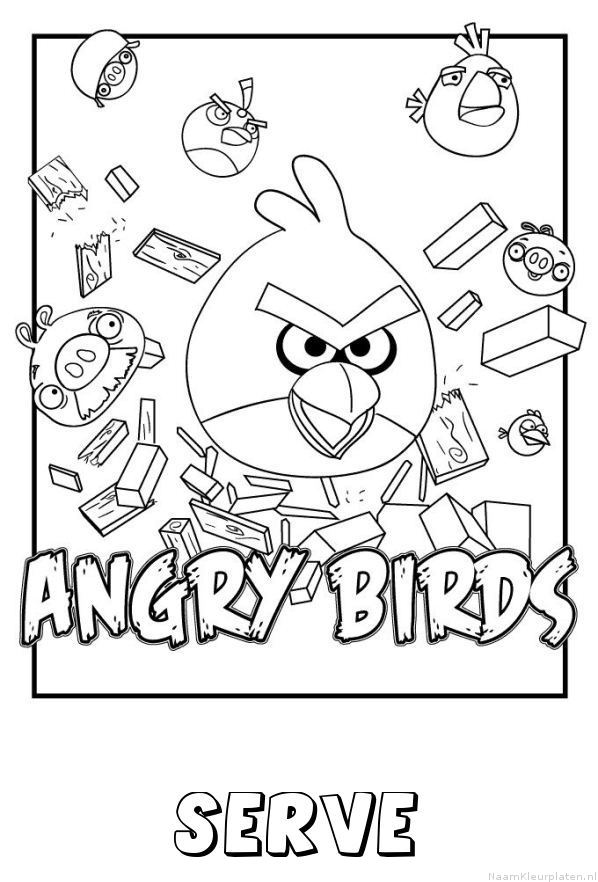 Serve angry birds
