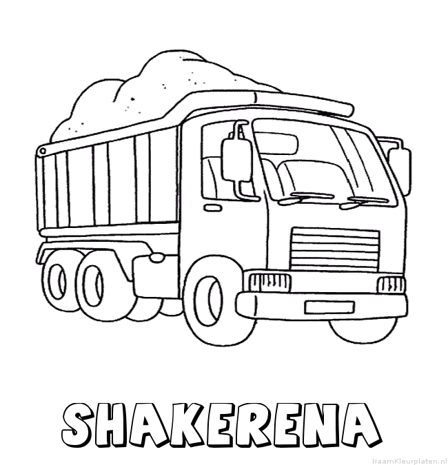 Shakerena vrachtwagen