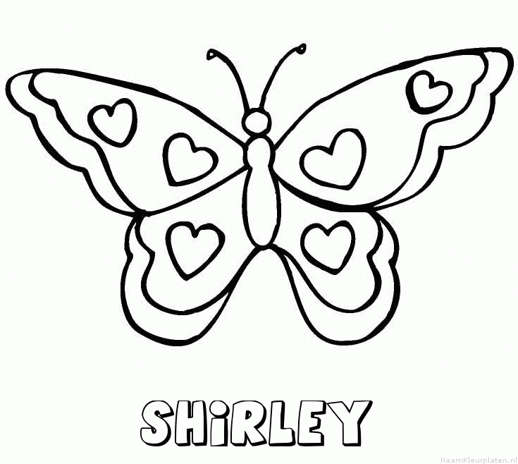 Shirley vlinder hartjes