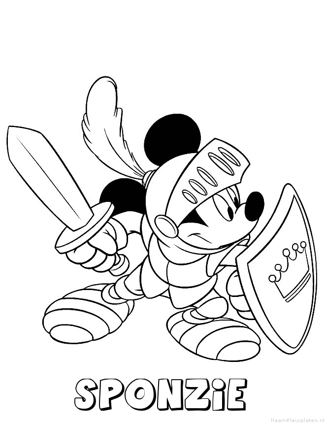 Sponzie disney mickey mouse