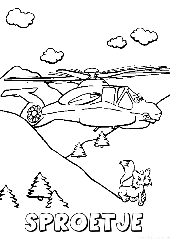 Sproetje helikopter
