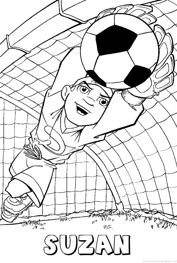 Suzan voetbal keeper
