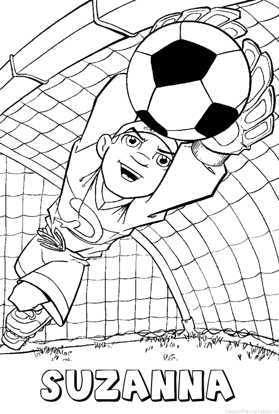 Suzanna voetbal keeper