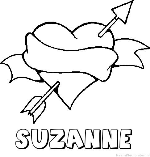 Suzanne liefde kleurplaat