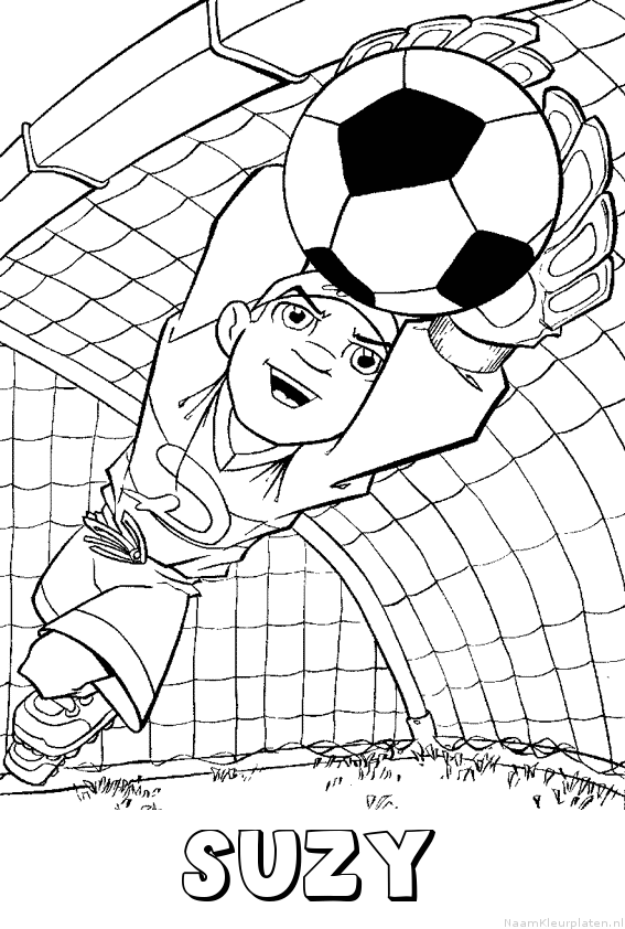Suzy voetbal keeper