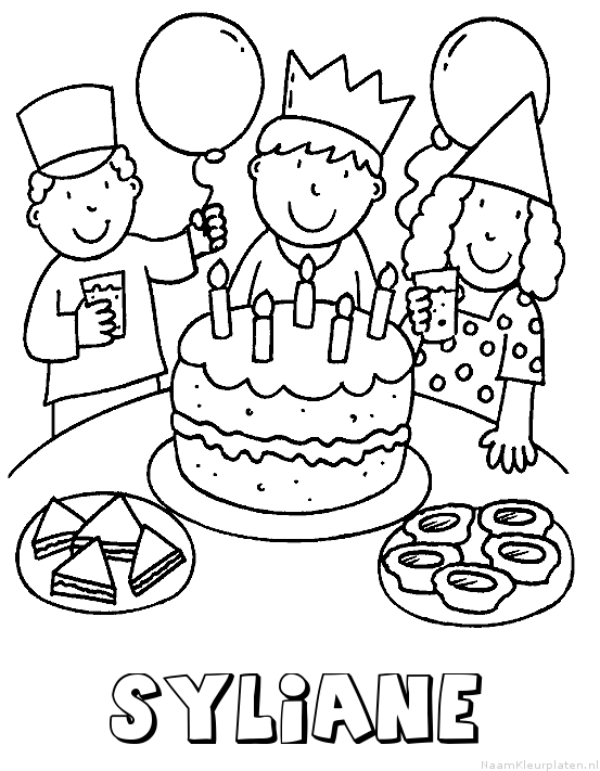 Syliane verjaardagstaart