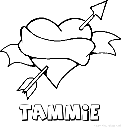 Tammie liefde kleurplaat
