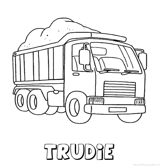 Trudie vrachtwagen