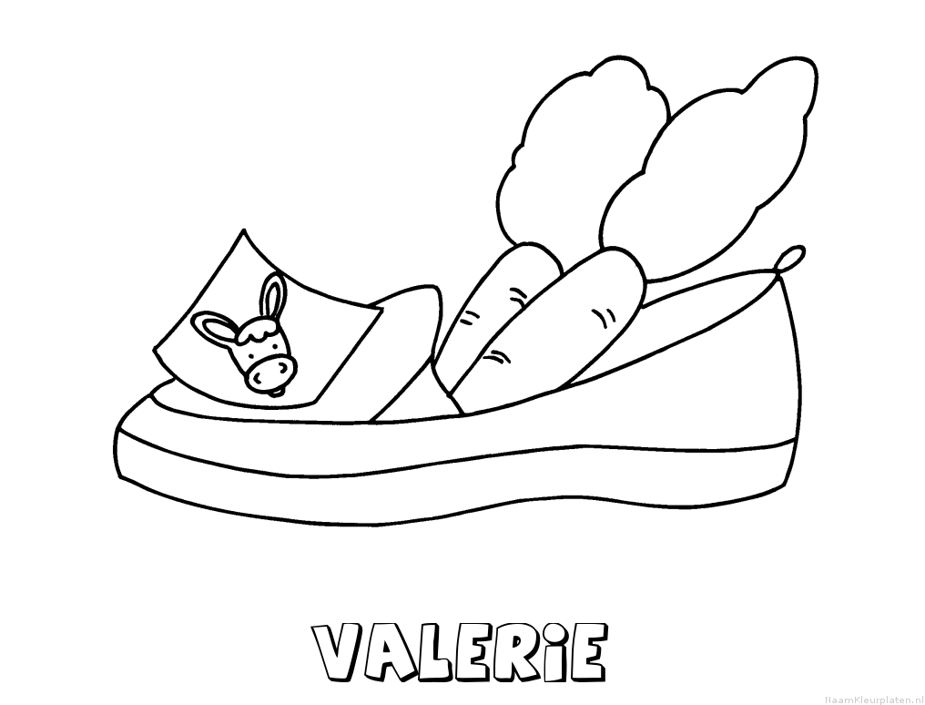 Valerie schoen zetten