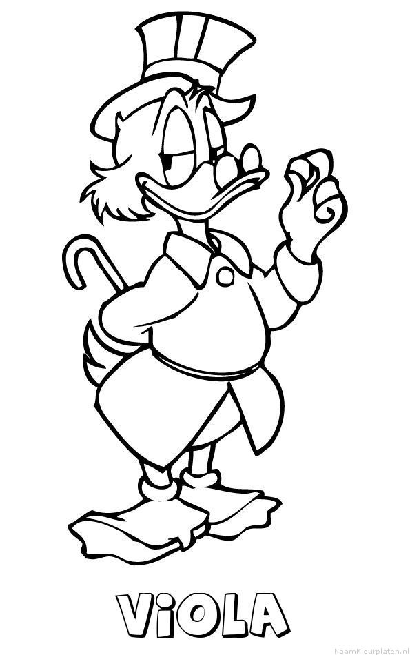 Viola dagobert duck