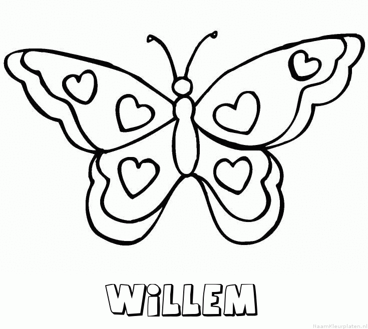 Willem vlinder hartjes