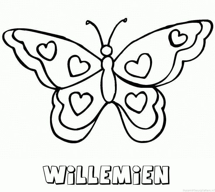 Willemien vlinder hartjes
